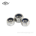 factory sales zinc plated nylon lock nuts